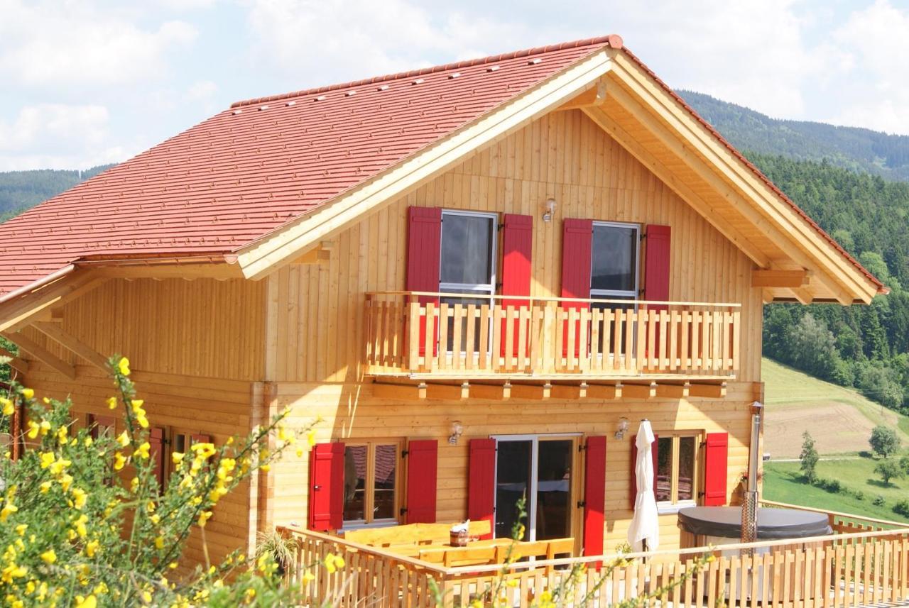 Bergchalet Am Waldrand - Pool, Sauna & Kamin Pollauberg Ngoại thất bức ảnh