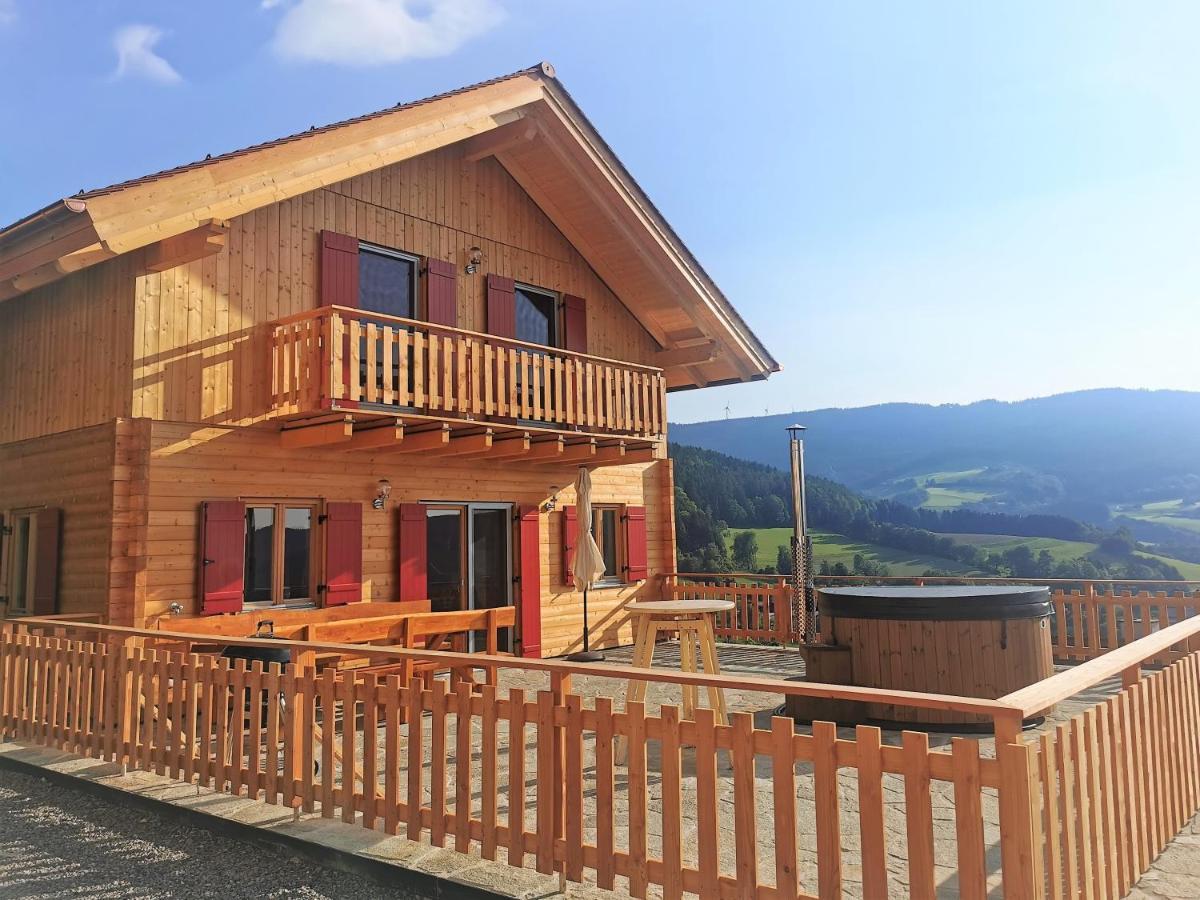 Bergchalet Am Waldrand - Pool, Sauna & Kamin Pollauberg Ngoại thất bức ảnh