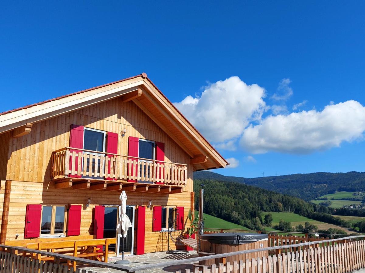 Bergchalet Am Waldrand - Pool, Sauna & Kamin Pollauberg Ngoại thất bức ảnh