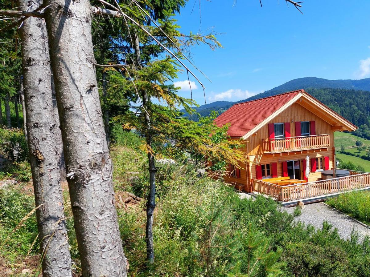 Bergchalet Am Waldrand - Pool, Sauna & Kamin Pollauberg Ngoại thất bức ảnh
