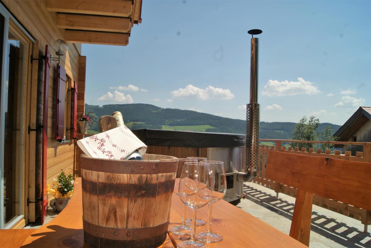 Bergchalet Am Waldrand - Pool, Sauna & Kamin Pollauberg Ngoại thất bức ảnh